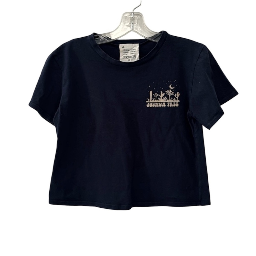 French Pastry Navy With Multi Color Graphic T-Shirt Tee